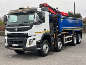 2018 VOLVO-FMX 420 8X4 TIPPER GRAB - Image 3