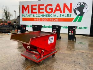 0.5yds SELF TIPPING FORKLIFT SKIP.......715v. - Image 2
