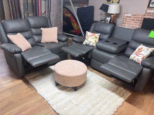 Crofton 3+2 Reclining Sofa - Image 3