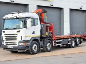 2013 SCANIA G400 8X2 BEAVERTAIL & PK40002-EH CRANE - Image 3