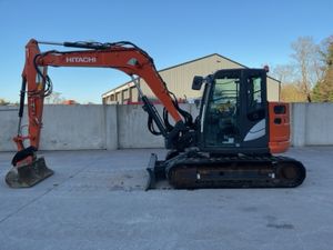 2022 Hitachi ZX85USBLCN-6 Excavator - Image 4
