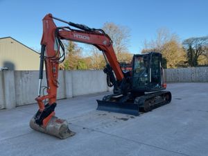 2022 Hitachi ZX85USBLCN-6 Excavator - Image 2