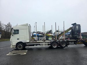 2020 DAF XF 530 Space cab, 6X2 Twin Lift axle, log - Image 4