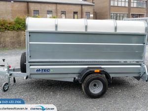 M-Tec 8ft x 4ft Trailer with Rear Gate & Canopy - Image 4