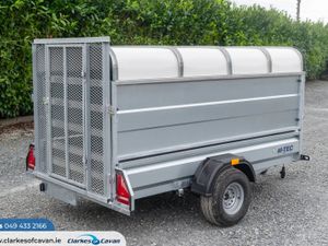 M-Tec 8ft x 4ft Trailer with Rear Gate & Canopy - Image 3