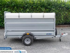 M-Tec 8ft x 4ft Trailer with Rear Gate & Canopy - Image 2
