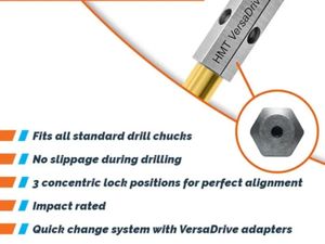HMT VersaDrive Step Drill Bit Impact Set 8-26mm 3 - Image 4