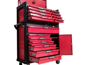 Red 15 Drawer Toolchest Rolling Cabinet 42" - Image 3