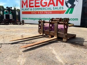 13 tonne excavator fork attachment  65/80mm pins.. - Image 2