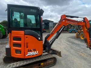 Hitachi ZX26U-5A Mini Excavator – 2019 - Image 2