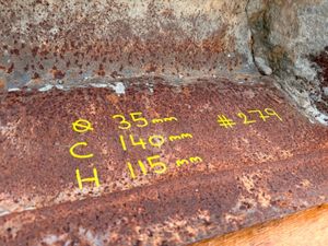48"....3 ton mini digger grading bucket 35mm pins. - Image 2