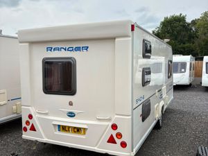Bailey 6 Berth Fixed Triple Bunkbed Caravan - Image 3