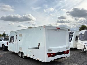 2014 Lunar 4 Berth Fixed Island Bed Caravan - Image 3
