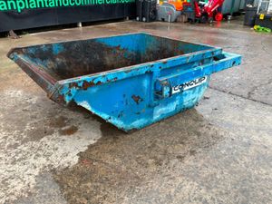 1000 litres Conquip self tipping rubble boat skip. - Image 3