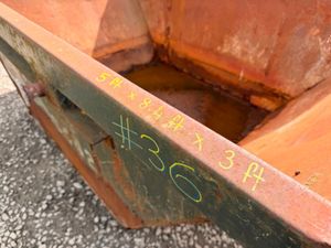 4 yard yrd chain lift builders rubbish rubble skip - Image 4