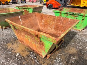 2 yard yrd chain lift builders rubbish rubble skip - Image 4