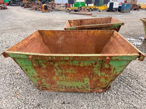 2 yard yrd chain lift builders rubbish rubble skip - Image 4