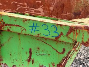 2 yard yrd chain lift builders rubbish rubble skip - Image 4