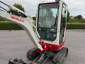 2021 Takeuchi TB216 Mini Digger | 190 hours - Image 2