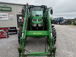2022 John Deere 6100M & John Deere loader - Image 3