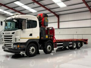 2013 SCANIA G400 8X2 BEAVERTAIL & PK40002-EH CRANE - Image 3