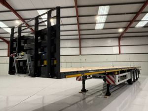 NEW 2026 KASSBOHRER TRI-AXLE F  FLAT TRAILER - Image 3