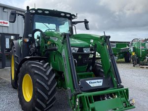 2023 John Deere 6R120 & Q4M Loader - Image 2