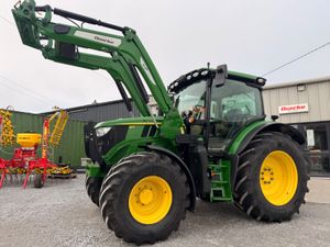 2023 John Deere 6R120 & Q4M Loader - Image 2