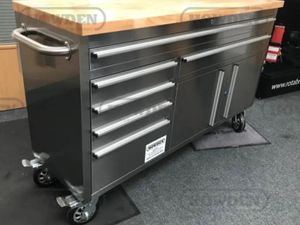 Stainless Steel 60" Tool Chest Rolling Workbench C - Image 4