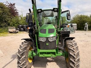 2022 John Deere 6100M & John Deere loader - Image 2