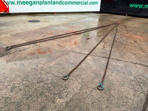 18ft x 10mm Lifting chains / 4 leg brothers....... - Image 2