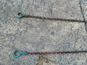 18ft x 10mm Lifting chains / 4 leg brothers....... - Image 4