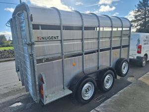 New Nugent 12 Ft  x 6 Ft  Cattle Box - Twin Axle - Image 3