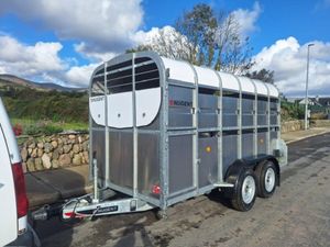 New Nugent 12 Ft  x 6 Ft  Cattle Box - Twin Axle - Image 2