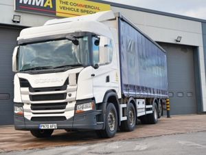 2021 SCANIA G410 8X2 CURTAIN SIDER & MOFFETT KIT - Image 3