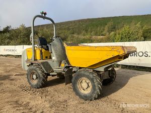 2013 Wacker Neuson 3001 3 ton 4x4 Swivel Dumper - Image 4