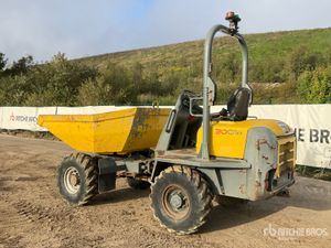 2013 Wacker Neuson 3001 3 ton 4x4 Swivel Dumper - Image 2