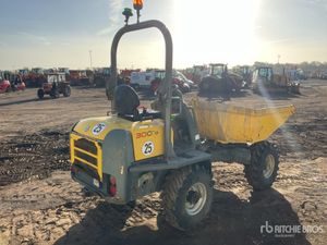 2015 Wacker Neuson 3001 3 ton 4x4 Swivel Dumper - Image 3
