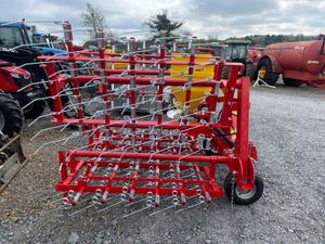 New Jarmet 6M Grass Harrow with Seeder - Image 2