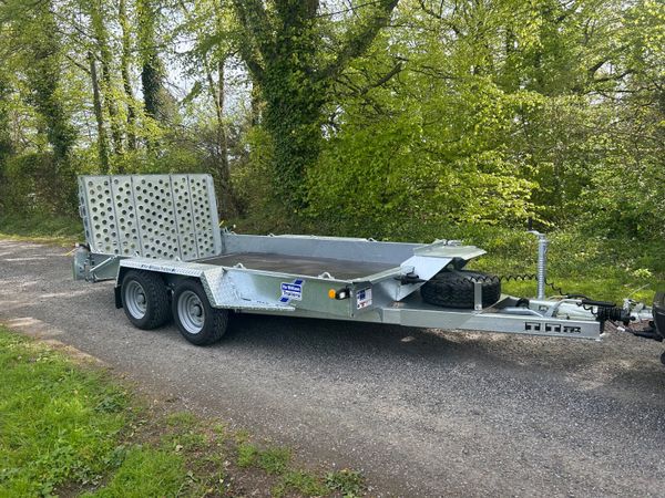 New Ifor Williams GH126 12x6 Plant Trailer - Main image