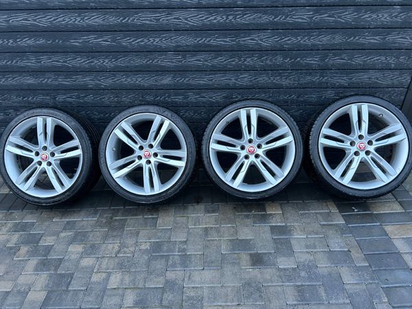 19” GENUINE JAGUAR ALLOY WHEELS & TYRES for sale in Co. Donegal for € ...
