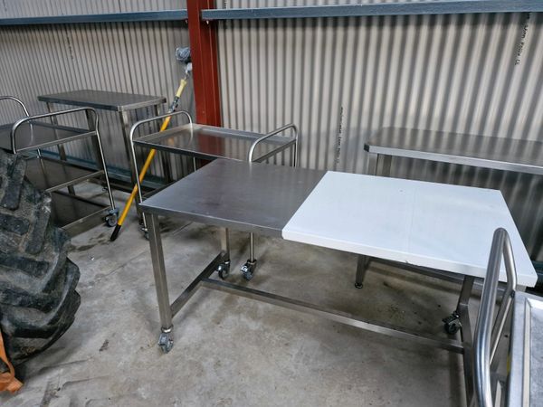 Stainless steel heavy duty mobile tables for sale in Co. Leitrim for € ...