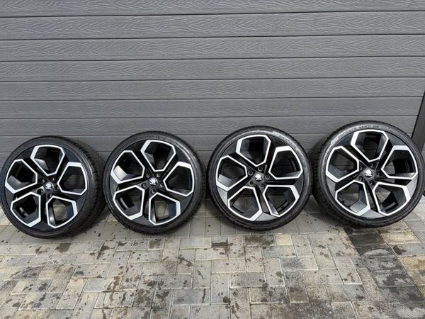 19” BRAND NEW SKODA VRS ALLOY WHEELS & TYRES for sale in Donegal for € ...