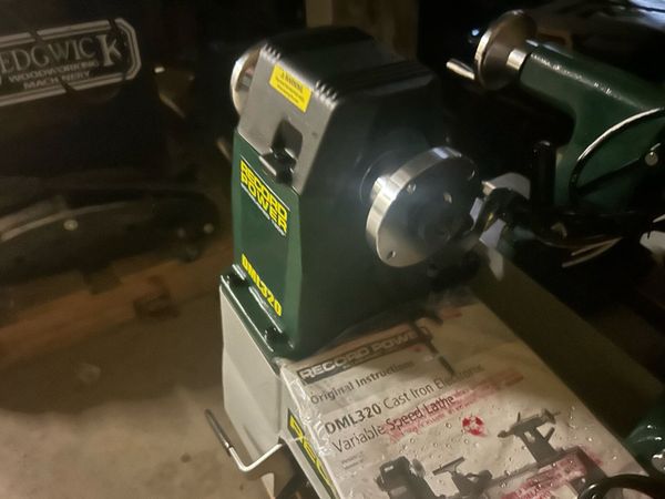 Record dml 320 variable speed lathes special price - Main image