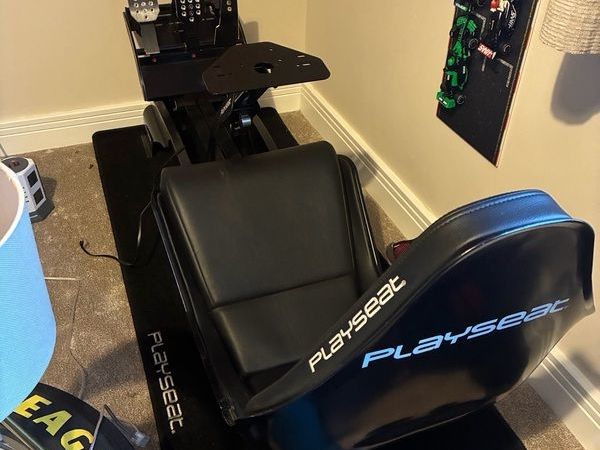 Full Sim Racing Rig - Playseat F1 + Fanatec V3 Pedals + TV for sale in ...
