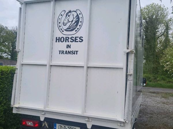 3.5 FORD TRANSIT HORSE TRANSPORT LORRY. - Main image