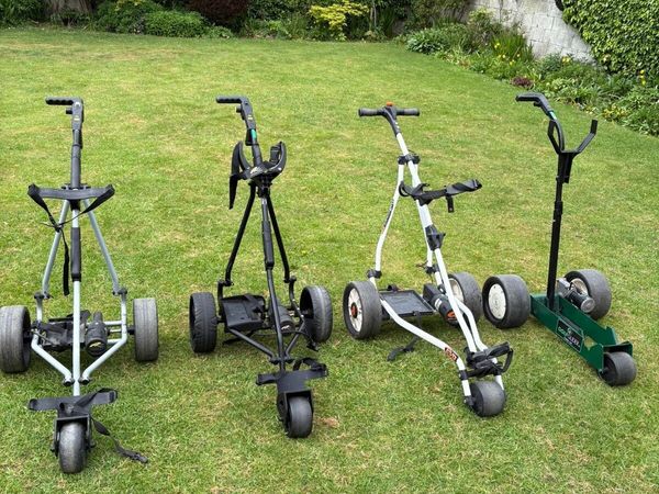 Electric Golf trolleys -Job lot /sell individually - Main image