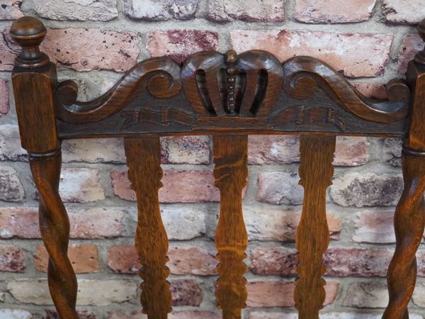 Barley Twist Oak Armchair for sale in Limerick for €380 on DoneDeal