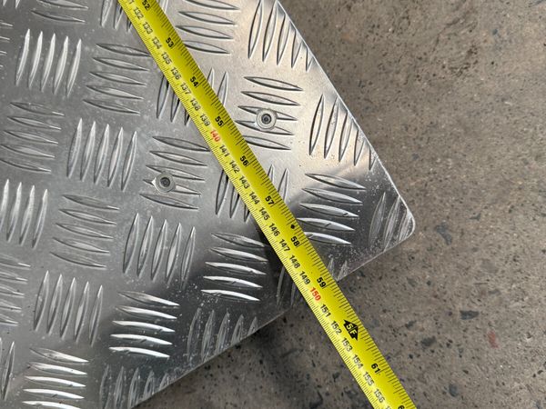 Aluminium Chequer Plate Access Ramp/Container ramp for sale in Louth ...