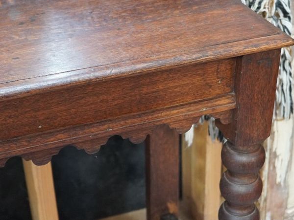 Antique Oak Console Hall Table with Coat Rack for sale in Co. Limerick ...